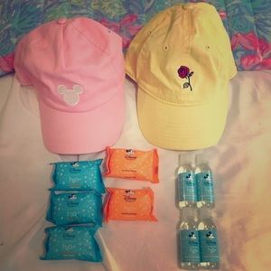 Disney Women’s Hats (Set of 2) & H2O Travel Care